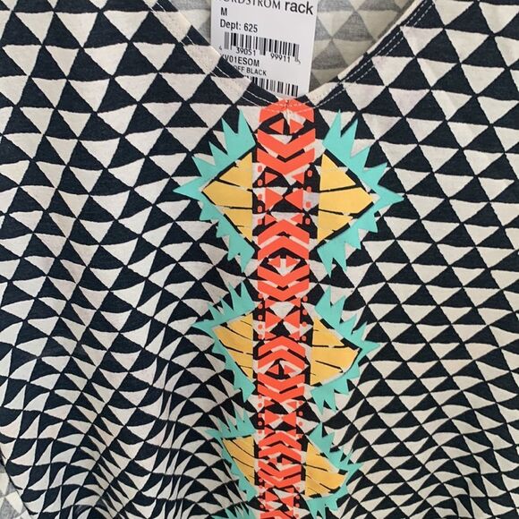 Billabong Something Going On Fringe Dress Sleeveless Tank Top Cover Up - $50 NWT - Picture 4 of 12